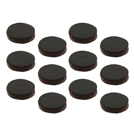 Prime-Line Furniture Felt Pad and Bumper Assortment, Self-Adhesive, Brown Pads 8 Pack MP76840